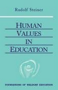 Enlarge image Cover: Human Values in Education - SteinerBooks, Inc