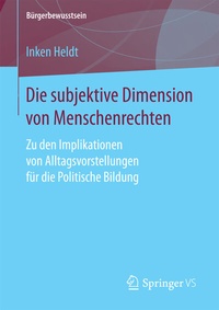 Abbildung von: Die subjektive Dimension von Menschenrechten - Springer VS