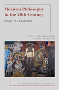 Cover: Mexican Philosophy in the 20th Century - OUP eBook