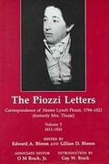 Cover: The Piozzi Letters V5 - University of Delaware Press