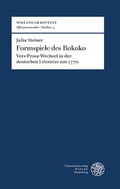 Cover: Formspiele des Rokoko - Universit&auml;tsverlag Winter