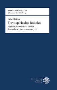 Enlarge image Cover: Formspiele des Rokoko - Universitätsverlag Winter