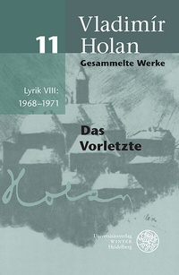 Abbildung von: Gesammelte Werke / Lyrik VIII: 1968-1971 - Universitätsverlag Winter