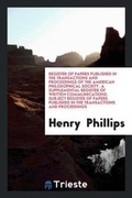 Cover: Register of Papers Published in the Transactions and Proceedings of the American Philosophical Society. a Supplemental Register of Written Communications. Subject Register of Papers Published in the Transactions and Proceedings - Trieste Publishing