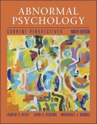 Enlarge image Cover: Abnormal Psychology - McGraw-Hill Inc.,US