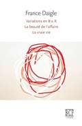 Cover: Variations en B & K suivi de Tending Towards the Horizontal suivi de La beaut? de l'affaire suivi de La vraie vie - Prise de Parole