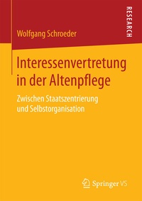 Abbildung von: Interessenvertretung in der Altenpflege - Springer VS