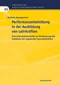 Cover: Performanzentwicklung in der Ausbildung von Lehrkr&auml;ften - Waxmann