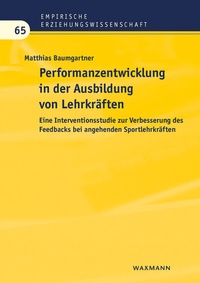 Abbildung von: Performanzentwicklung in der Ausbildung von Lehrkräften - Waxmann
