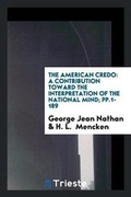 Cover: The American Credo - Trieste Publishing