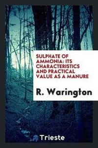 Abbildung von: Sulphate of Ammonia - Trieste Publishing