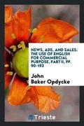 Cover: News, Ads, and Sales - Trieste Publishing