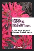 Cover: Riverside Educational Monographs - Trieste Publishing