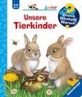 Cover: Wieso? Weshalb? Warum? junior, Band 15 - Unsere Tierkinder - Ravensburger
