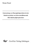 Cover: Untersuchung von Phasengleichgewichten bei der Reaktivextraktion von Schwermetallionen mit Di(2-ethylhexyl)phosphors&auml;ure - Cuvillier Verlag eBooks
