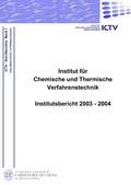 Cover: Institut f&uuml;r Chemische und Thermische Verfahrenstechnik - Cuvillier Verlag eBooks