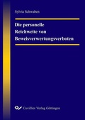 Cover: Die personelle Reichweite von Beweisverwertungsverboten - Cuvillier Verlag eBooks