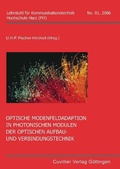 Cover: Optische Modenfeldaption in photonischen Modulen der optischen Aufbau- und Verbindungstechnik - Cuvillier Verlag eBooks
