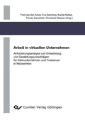 Cover: Arbeit in virtuellen Unternehmen - Cuvillier Verlag eBooks