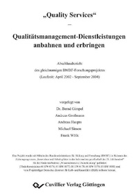 Bild vergrößern Bild: Quality Services - Cuvillier Verlag eBooks