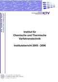 Cover: Institut f&uuml;r Chemische und Thermische Verfahrenstechnik - Cuvillier Verlag eBooks