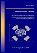 Cover: Innovation und Emotion - Cuvillier Verlag eBooks