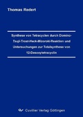 Cover: Synthese von Tetracyclen durch Domino-Tsuji-Trost-Heck-Mizoroki-Reaktion und Untersuchungen zur Totalsynthese von 12-Desoxytetracyclin - Cuvillier Verlag eBooks