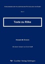 Cover: Texte zu Rilke - Cuvillier Verlag eBooks