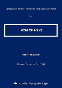 Enlarge image Cover: Texte zu Rilke - Cuvillier Verlag eBooks