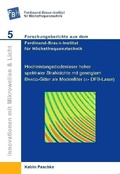 Cover: Hochleistungsdiodenlaser hoher spektraler Strahldichte mit geneigtem BRAGG–Gitter als Modenfilter (α–DFB–Laser) - Cuvillier Verlag eBooks