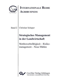 Enlarge image Cover: Strategisches Management in der Landwirtschaft - Cuvillier Verlag eBooks