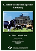 Cover: 8. Berlin-Brandenburgischer Rindertag - Cuvillier Verlag eBooks