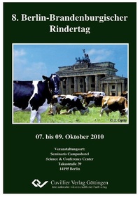 Enlarge image Cover: 8. Berlin-Brandenburgischer Rindertag - Cuvillier Verlag eBooks
