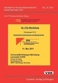 Cover: IX. ITG – Workshop - Fachgruppe 5.3.2 - Cuvillier Verlag eBooks