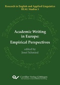 Cover: Academic Writing in Europe: Empirical Perspectives - Cuvillier Verlag eBooks