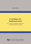 Cover: Grundlagen des Sanktionenrechts - Cuvillier Verlag eBooks
