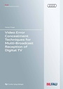 Bild: Video Error Concealment Techniques for Multi-Broadcast Reception of Digital TV - Cuvillier Verlag eBooks