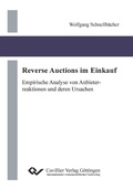 Cover: Reverse Auctions im Einkauf - Cuvillier Verlag eBooks