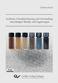 Cover: Synthese, Charakterisierung und Anwendung nanoskaliger Metalle und Legierungen - Cuvillier Verlag eBooks