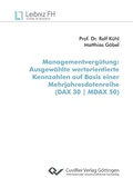 Cover: Managementverg&uuml;tung - Cuvillier Verlag eBooks