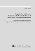 Cover: M&ouml;glichkeiten und Grenzen des kommunalen Gesamtabschlusses als Informations- und Steuerungsinstrument - Cuvillier Verlag eBooks