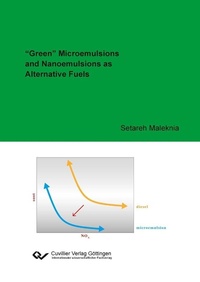 Abbildung von: &#x201C;Green&#x201D; Microemulsions and Nanoemulsions as Alternative Fuels - Cuvillier Verlag