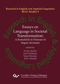 Enlarge image Cover: Essays on Language in Societal Transformation - Cuvillier Verlag eBooks