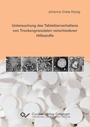 Bild: Untersuchung des Tablettierverhaltens von Trockengranulaten verschiedener Hilfsstoffe - Cuvillier Verlag eBooks