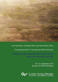 Abbildung von: Proceedings of the 5th International Workshop on The role of forests for future global development - Cuvillier Verlag
