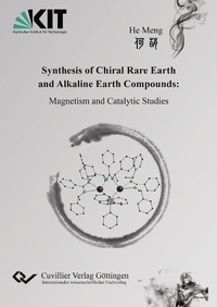 Bild vergrößern Bild: Synthesis of Chiral Rare Earth and Alkaline Earth Compounds - Cuvillier Verlag eBooks