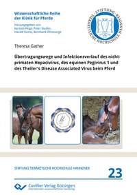 Abbildung von: Übertragungswege und Infektionsverlauf des nicht-primaten Hepacivirus, des equinen Pegivirus 1 und des Theiler's Disease Associated Virus beim Pferd - Cuvillier Verlag