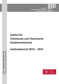 Cover: Institut f&uuml;r Chemische und Thermische Verfahrenstechnik - Cuvillier Verlag eBooks