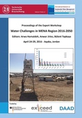 Cover: Water Challenges in MENA Region 2016-2050 - Cuvillier Verlag eBooks