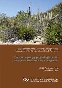 Abbildung von: The science policy gap regarding informed decisions in forest policy and management. What scientific information are policy makers really interested in? - Cuvillier Verlag